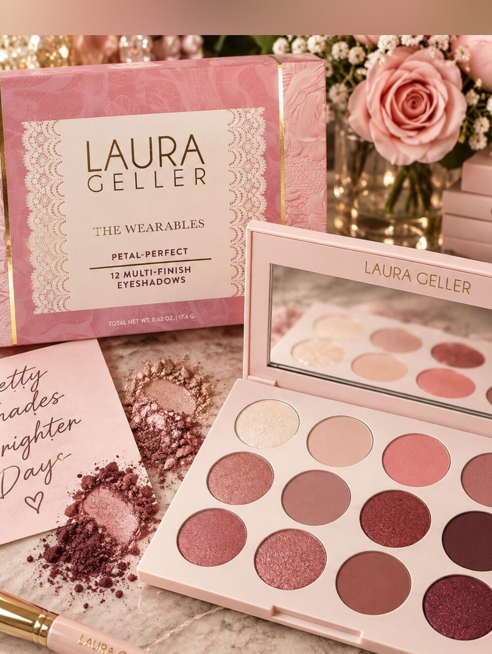 Laura Geller The Wearables Petal-Perfect 12 Eyeshadow Palette NWT Sealed